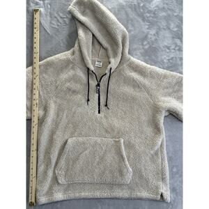 PINK Victoria’s Secret | Women’s Large Tan Faux Fur Zip Hoodie